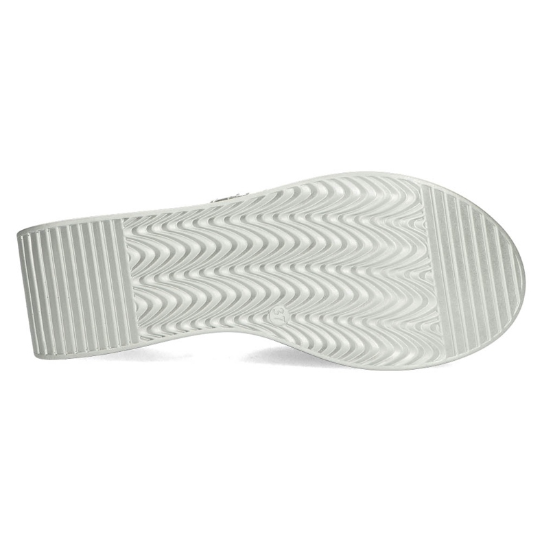 Papuci piele Filippo DK3614 / 22 Si argintiu 1