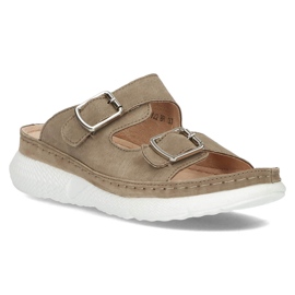 Papuci piele Filippo DK3516 / 22 Br maro 1