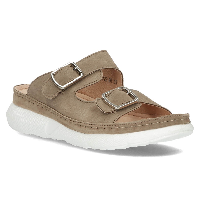 Papuci piele Filippo DK3516 / 22 Br maro 1