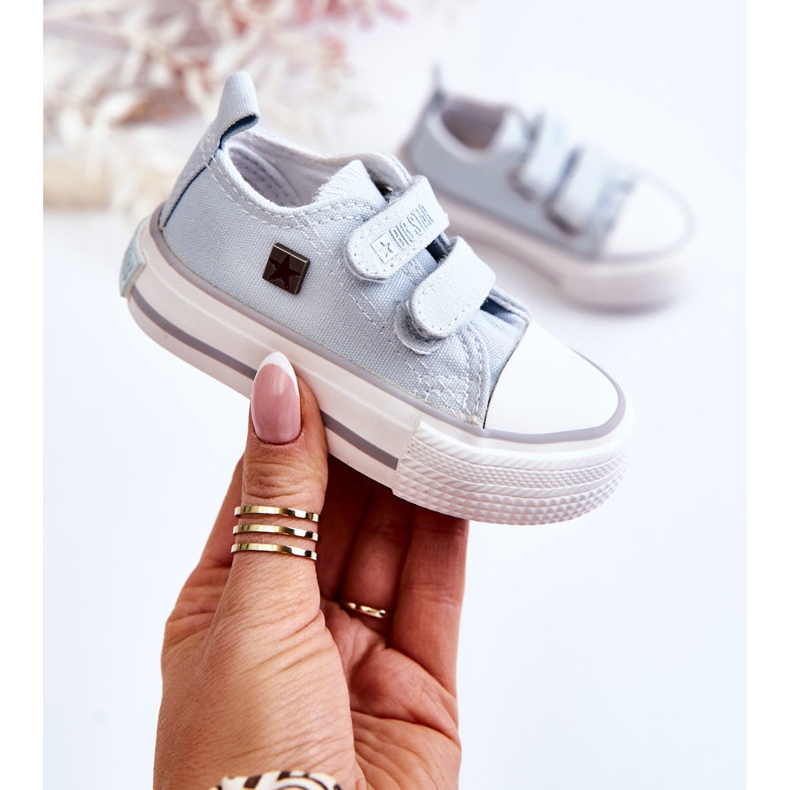 Pantofi Copii Cu Velcro Big Star HH374204 Albastru 1