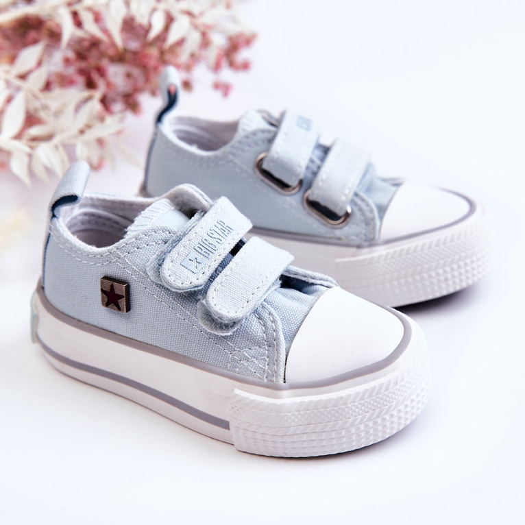 Pantofi Copii Cu Velcro Big Star HH374204 Albastru 2
