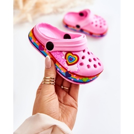 Papuci Copii Foam Crocs Pink Charie roz 1 Papuci Copii Foam Crocs Pink Charie roz 1
