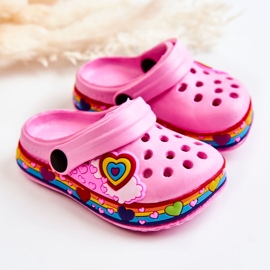 Papuci Copii Foam Crocs Pink Charie roz 2 Papuci Copii Foam Crocs Pink Charie roz 2