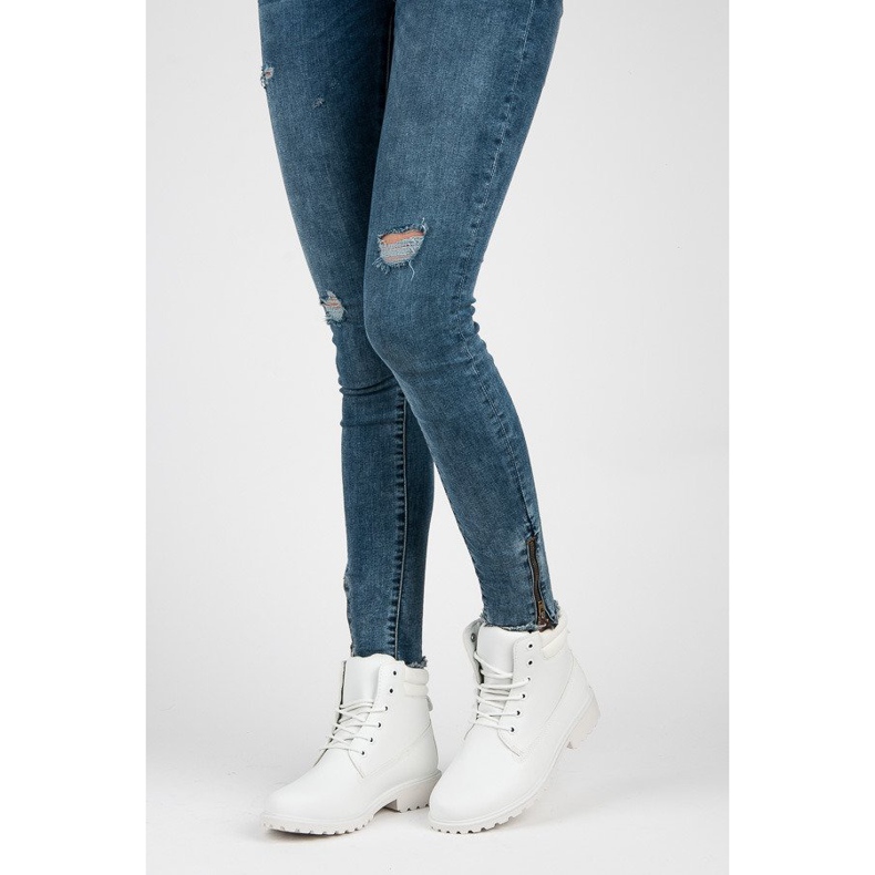 Seastar Cizme de damă Trappers alb 1 Seastar Cizme de damă Trappers alb 1