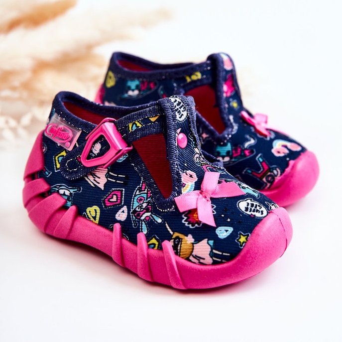 BEFADO S.A. Papuci Befado Supergirl Cu Fundita 110P456 Bleumarin albastru marin 2