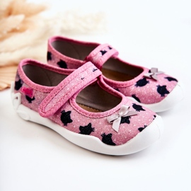 BEFADO S.A. Papuci balerina copii Befado cu fundita 114X480 Roz 2