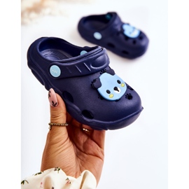 BEFADO S.A. Papuci Copii Kroks Miś Befado 159X110 Bleumarin albastru marin 1