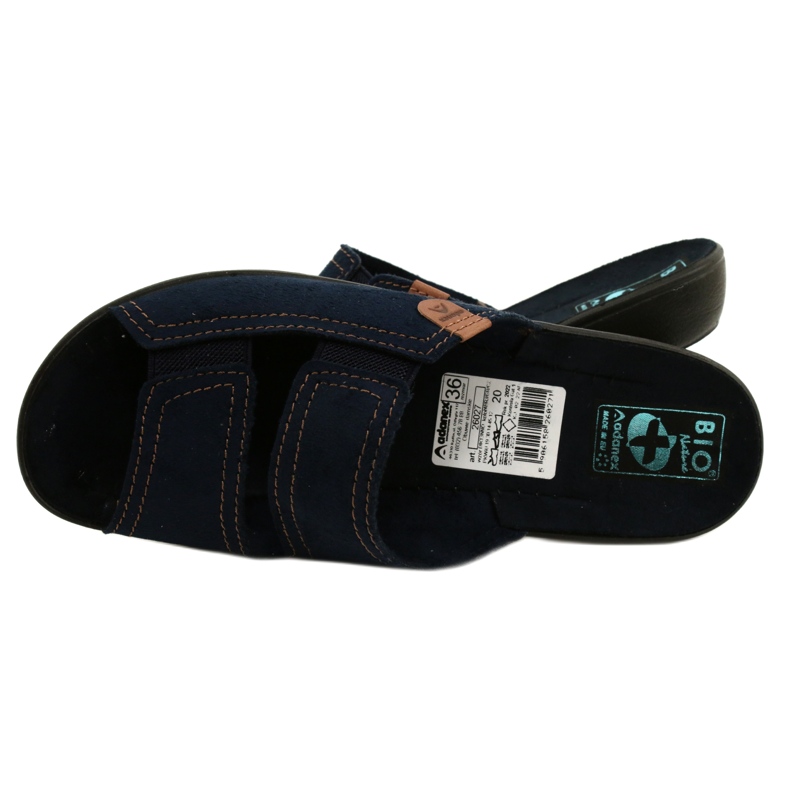 Adanex Papuci dama BIO Nature 26027 Bleumarin albastru marin 5
