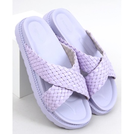 Papuci de dama Norma Purple violet 2