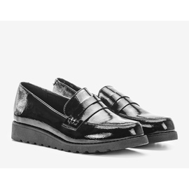 Pantofi Seninis lacuiti negri negru 1