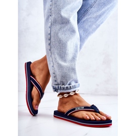 Flip-flops clasici pentru damă Big Star JJ274A376 Bleumarin albastru marin 1