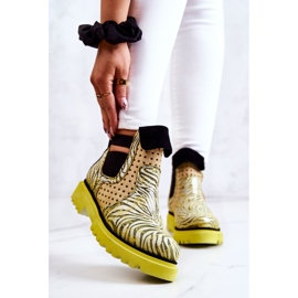 Maciejka 05324-07 Cizme din piele galbene bej verde 1 Maciejka 05324-07 Cizme din piele galbene bej verde 1