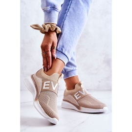 Vinceza Pantofi sport dama Slip-on Bej Lorane 2