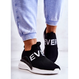 Vinceza Pantofi sport de damă, Slip-on Black Lorane negru 2