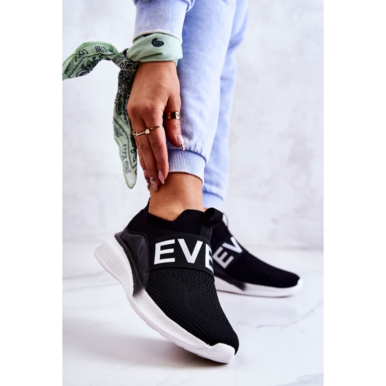 Vinceza Pantofi sport de damă, Slip-on Black Lorane negru 1