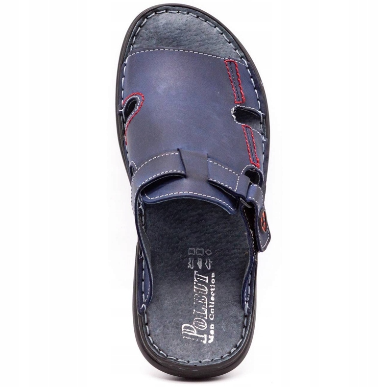 Polbut Papuci bărbați 356 bleumarin albastru 5