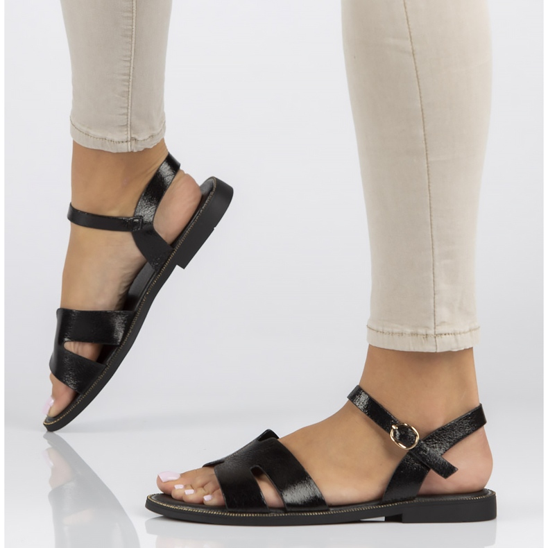 Sandale Filippo DS3702 / 22 Bk negre negru 1