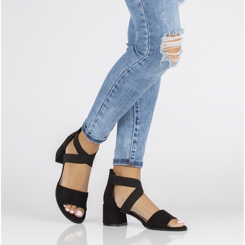 Sandale Filippo DS2093 / 22 Bk negre negru 2