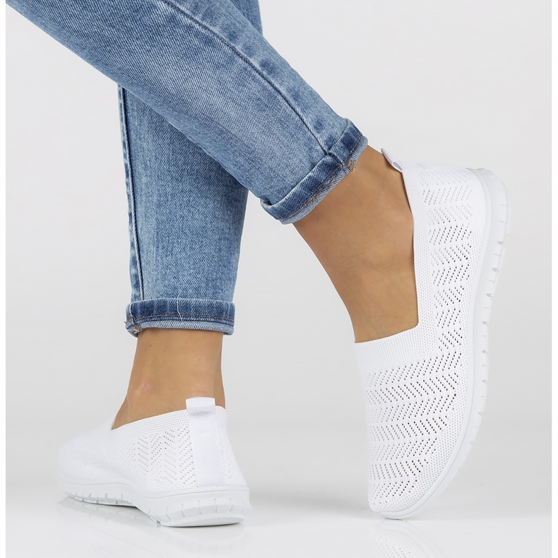 Adidași Filippo DTN2285 / 22 Wh albi 1