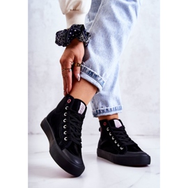 Pantofi de damă înalți Cross Jeans JJ2R4055C Negru 2