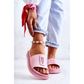 Papuci de damă Big Star JJ274A303 Roz 1