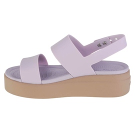 Sandale Crocs Brooklyn Low Wedge 206453-5PV violet 1