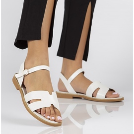 Sandale albe Filippo DS3702 / 22 Wh 1