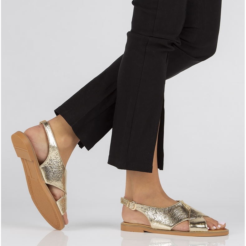 Filippo DS2104 / 22 Go sandale aurii de aur 1