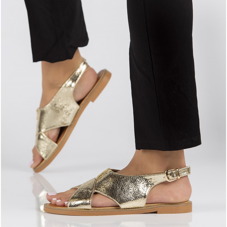 Filippo DS2104 / 22 Go sandale aurii de aur 2