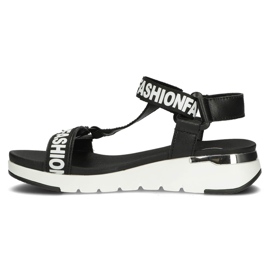 Sandale din piele Filippo DS2169 / 22 Bk negru 1