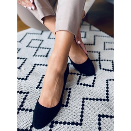 Pompe cu tocuri joase Phoebe Black negru 1