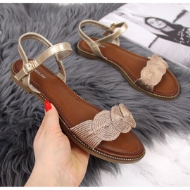 Sandale plate T.Sokolski W SCA37B aurii de aur 1 Sandale plate T.Sokolski W SCA37B aurii de aur 1