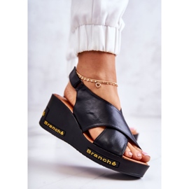 Vinceza Sandale Damă Cu Velcro Negru Amaze 2