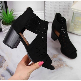 T.Sokolski W SCA158 sandale ajurate negre negru 1