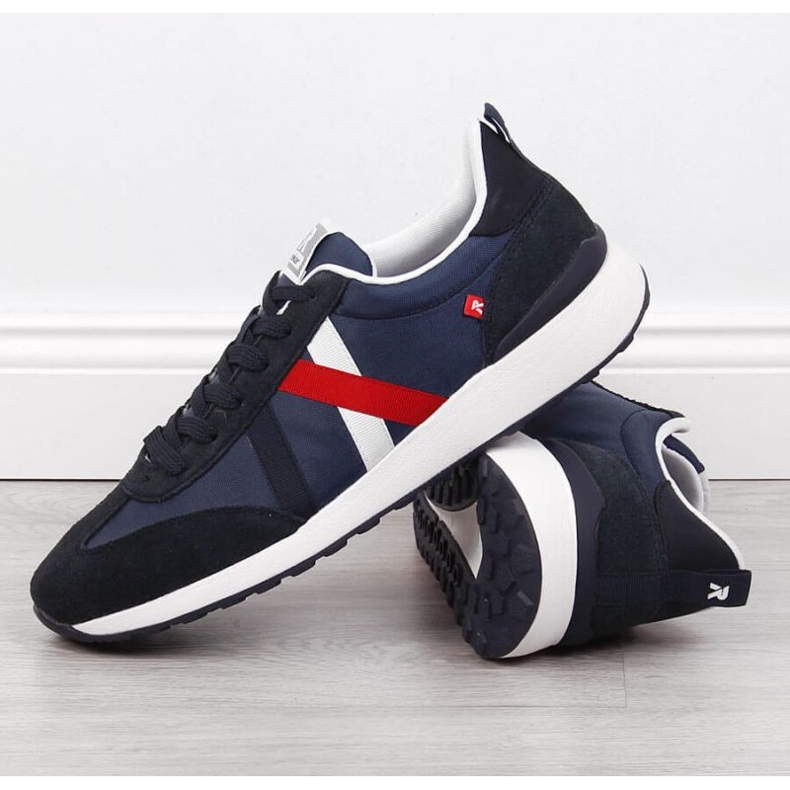 Pantofi sport casual Rieker M RKR539 bleumarin albastru 2