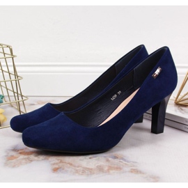 Pompi pe post de piele intoarsa Sergio Leone W SK39Y bleumarin albastru marin 2