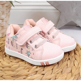 Pantofi sport cu velcro American Club Jr AM883A roz 2