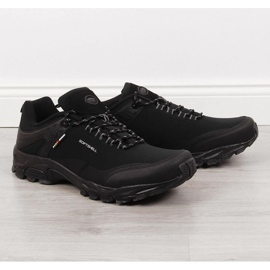 Pantofi de trekking American Club M AM885 negri negru 1