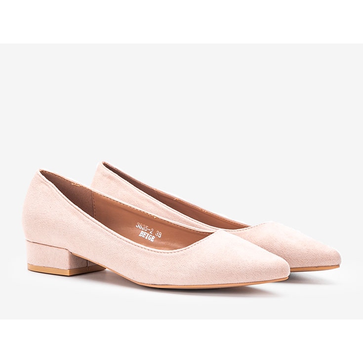 Pompe cu toc bej de la Jody 1