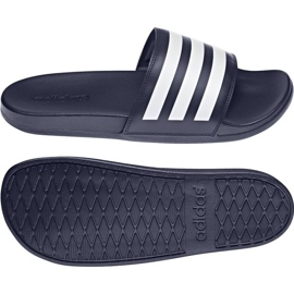 Papuci Adidas Adilette Comfort M GZ5892 alb albastru marin 1
