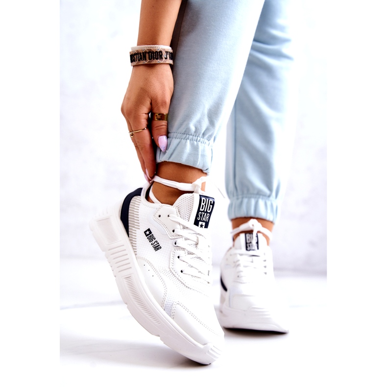 Adidași la modă Pantofi sport Big Star JJ274596 Alb 3