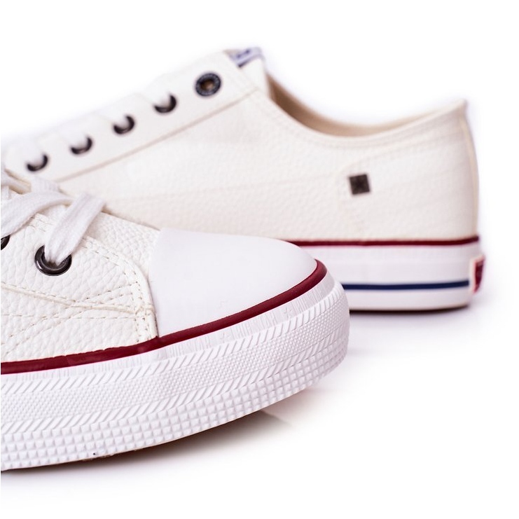 Adidași din piele pentru bărbați Big Star II174001 Alb 1