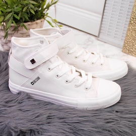 Tenisi albi cu velcro Big Star V274541SS20 2