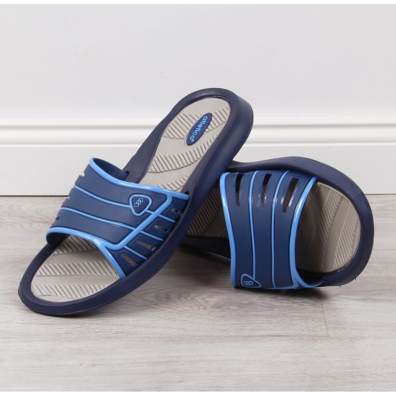 Papuci de cauciuc pentru bărbați Atletico bleumarin albastru marin 2