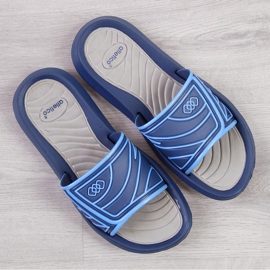 Papuci de piscină supradimensionați pentru bărbați, bleumarin, Atletico albastru marin 1