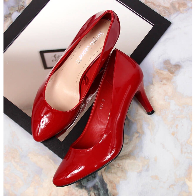 Pompe lacuite rosu Sergio Leone roșu 1