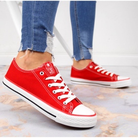 News Adidași roșii din material textil ȘTIRI roșu 2