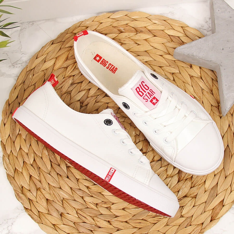 Piele ecologică joasă albă Big Star GG274005 2