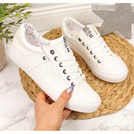Low-top piele ecologică albă Big Star GG274060 2
