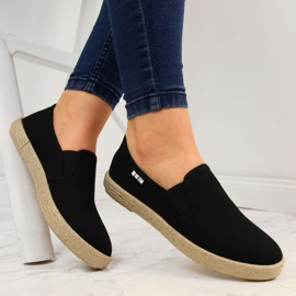Espadrile negre slip on dama Big Star DD274017 negru 1